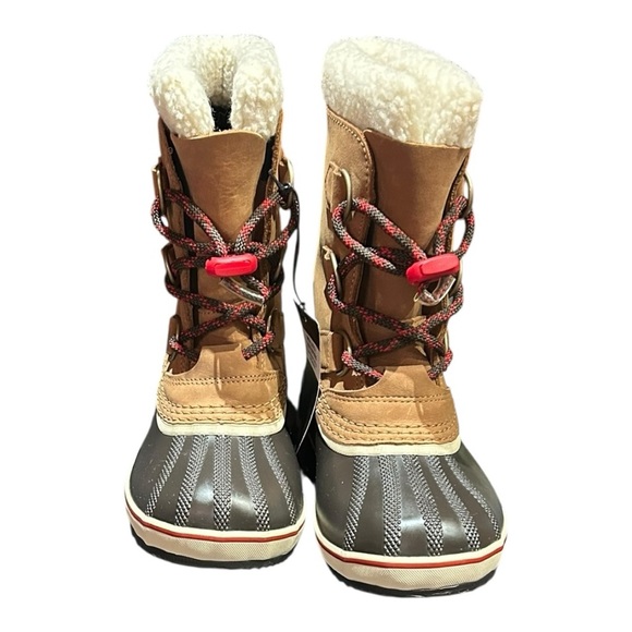 NEW- Sorel Velvet Tan Yoot Pac Caribou Boots Size Youth 1 - Picture 5 of 6